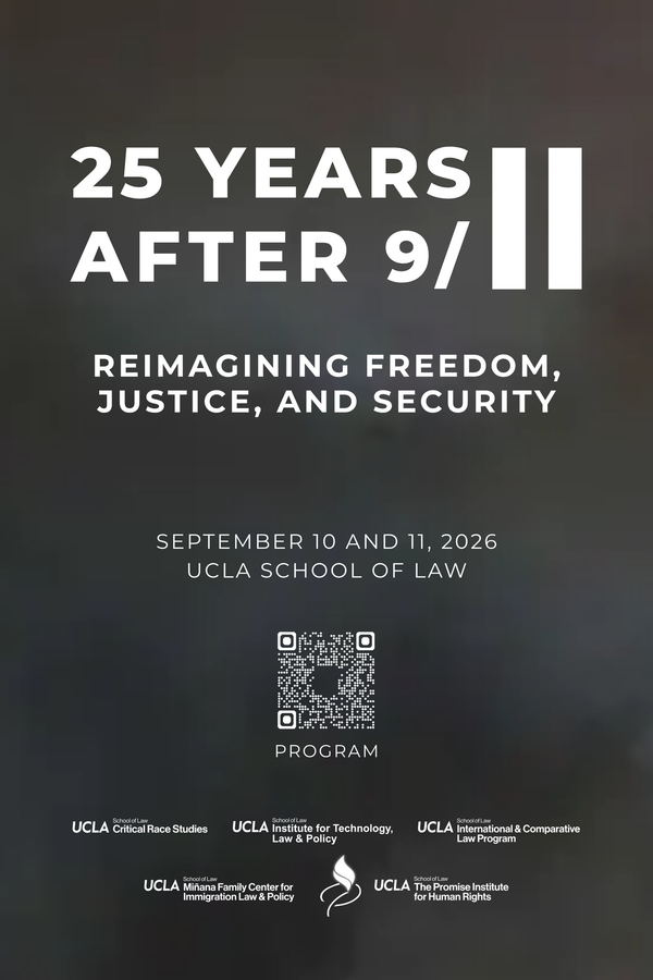 UCLA Law Conference:  25 Years After 9/11